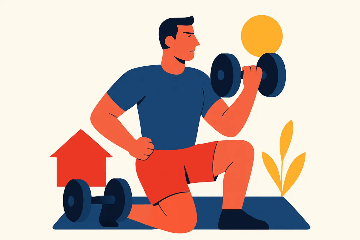 Strength Training at Home for Military Applicants - illustration
