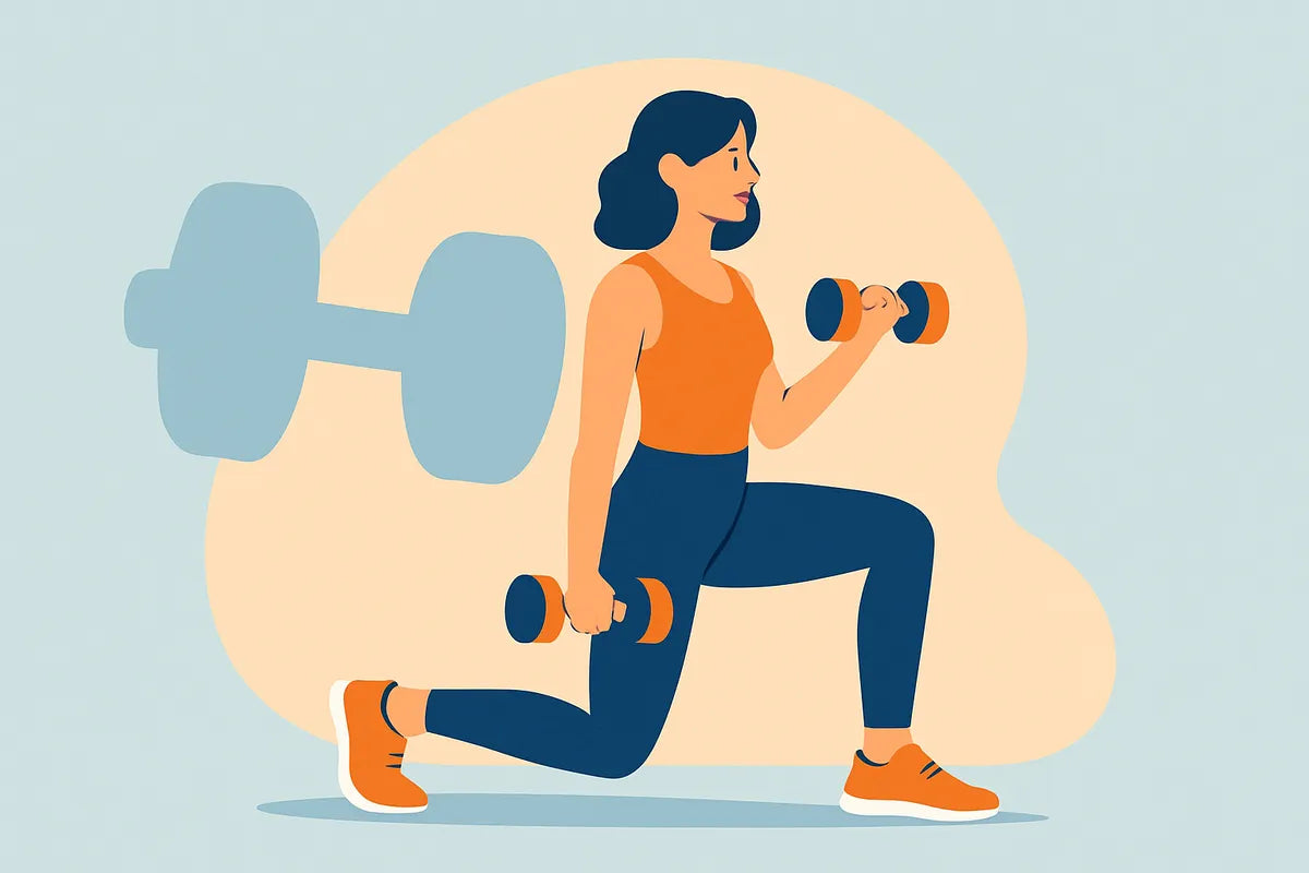 Full Body Dumbbell Workout: Strength, Balance, and Simplicity in One Routine - illustration