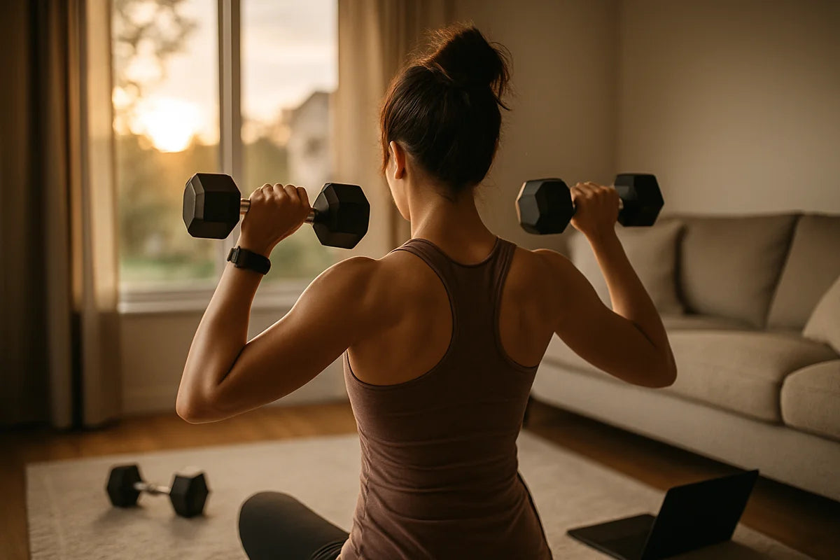 20 Minute Dumbbell Back and Biceps Workout at Home (Simple, Tough, and Effective) - professional photograph