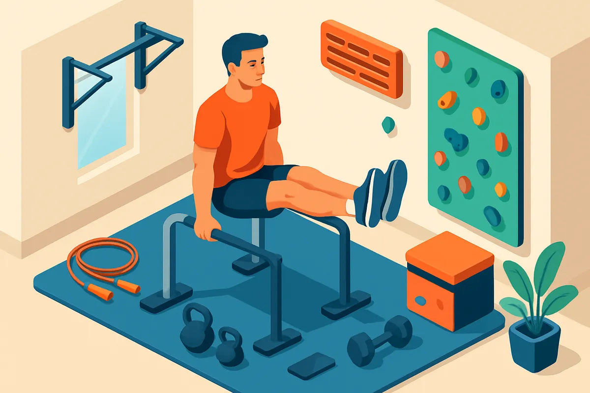 Calisthenics for Rock Climbers at Home: Build Strength, Skill, and Control - illustration
