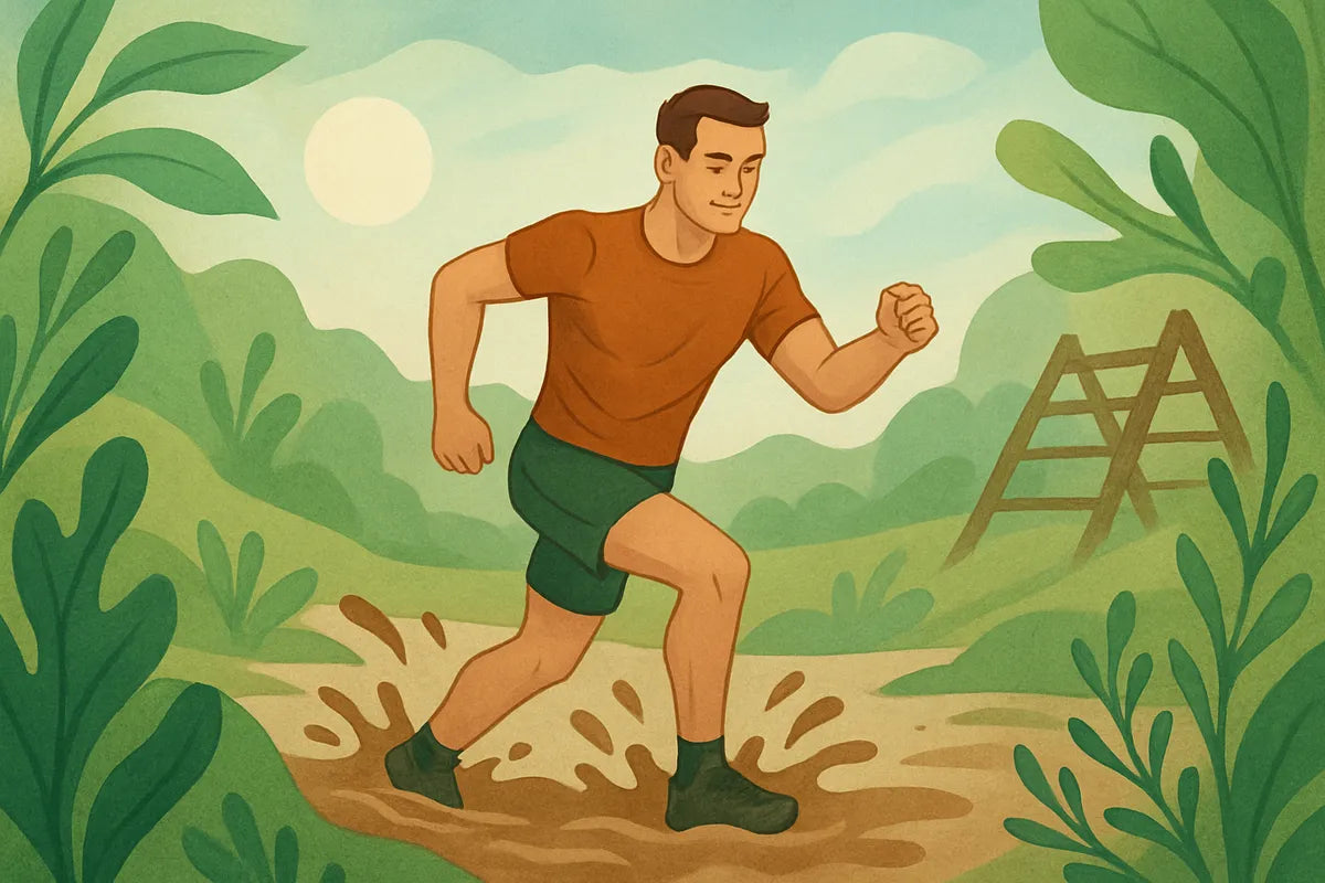 Prepping for a Tough Mudder Fitness Challenge: Training, Strategy, and Mindset - illustration