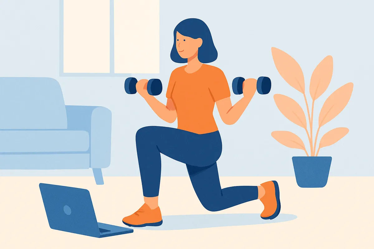 Home Fitness Routine for Busy Professionals: Quick and Effective Workouts That Fit Your Schedule - illustration